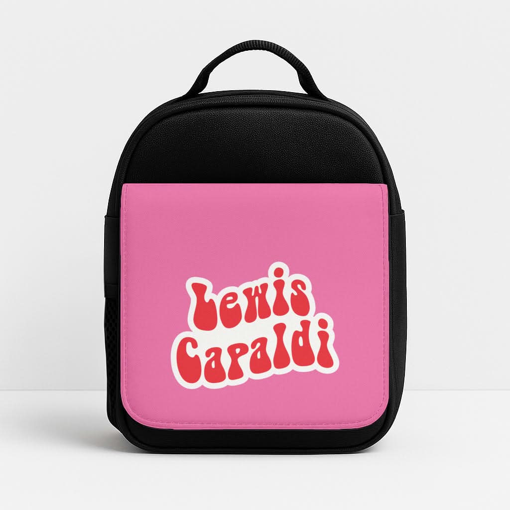 Red Name Insulated Lunch Bag
