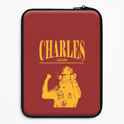 Charles Red And Gold Laptop Sleeve 1