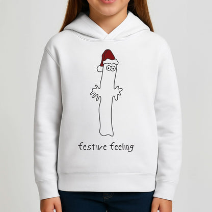Festive Feeling Wiggly Moom Girls Hoodie