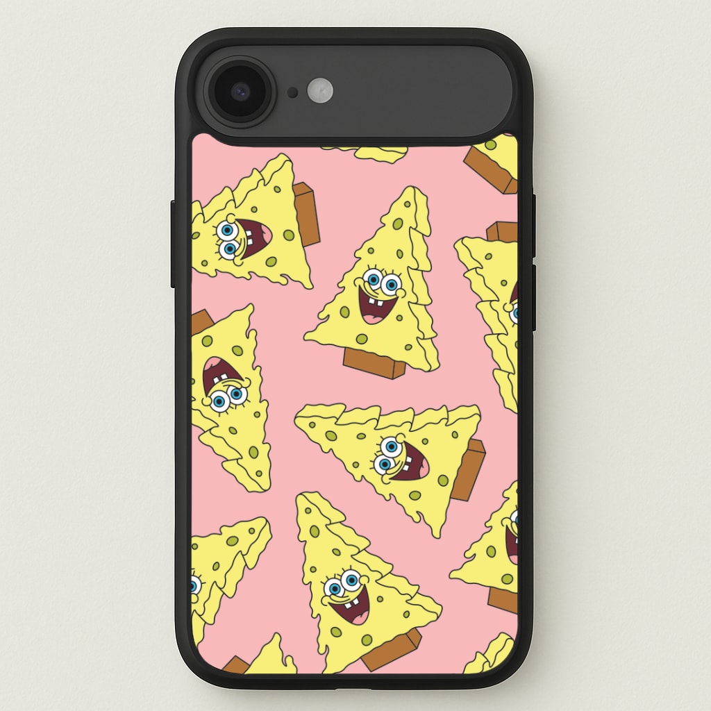 Christmas Tree Cartoon Sponge Pattern iPhone 17 Air Case