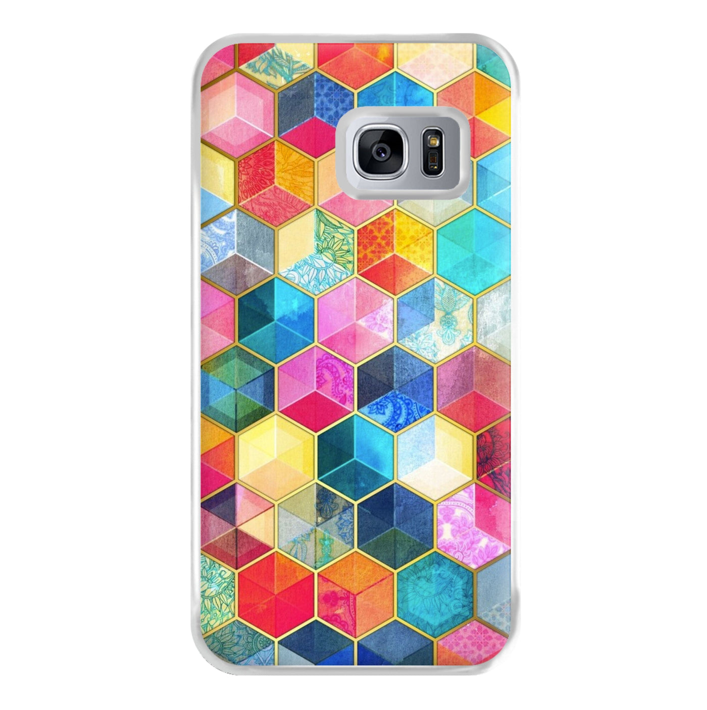 Colourful Honeycomb Pattern Phone Case