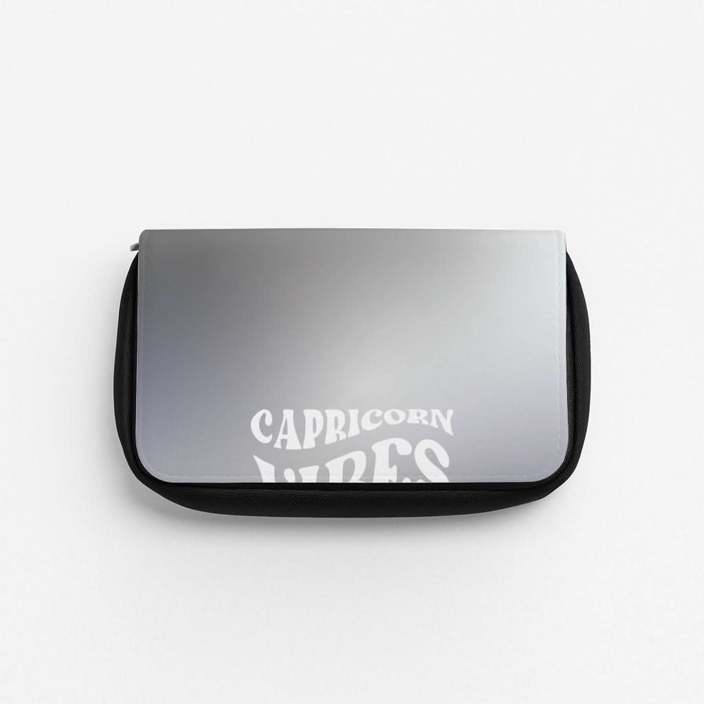 Capricorn Vibes Gradient Zodiac Pencil Case