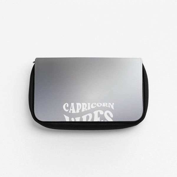 Capricorn Vibes Gradient Zodiac Pencil Case