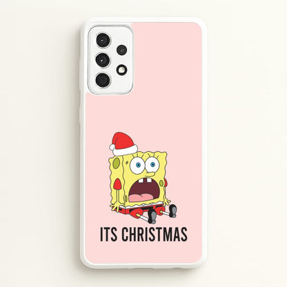 It's Christmas Cartoon Sponge Galaxy A52 / A52s Case