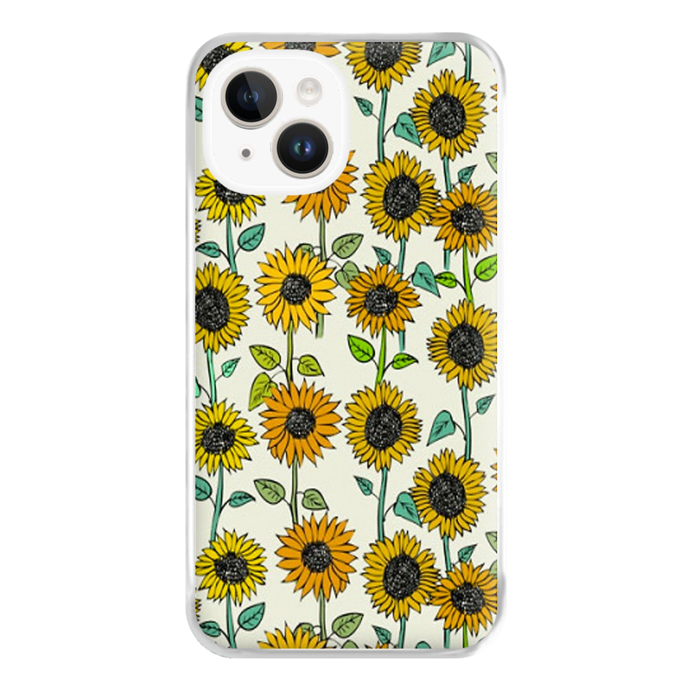 Painted Sunflowers Phone Case