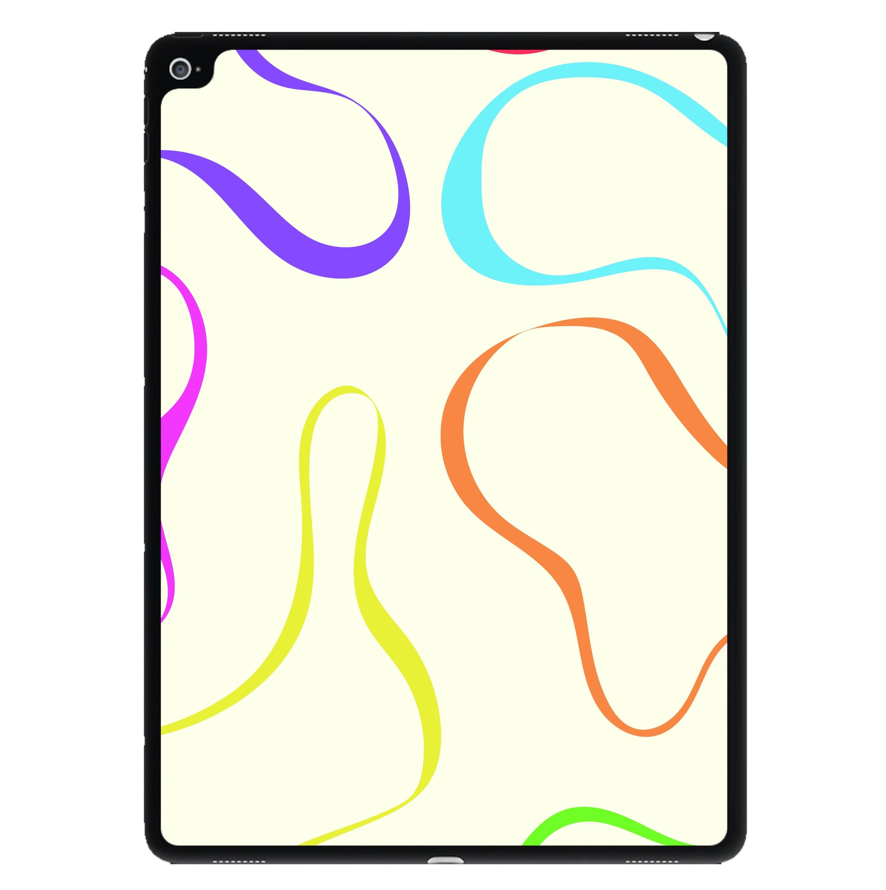 Rainbow Ribbons iPad Case