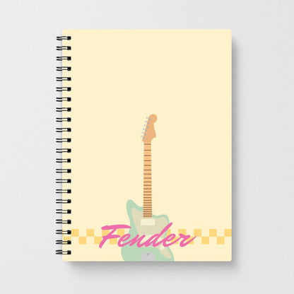 Blue Guitar Fender Notebook