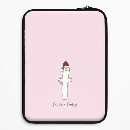 Festive Feeling Wiggly Moom Universal Laptop Sleeve