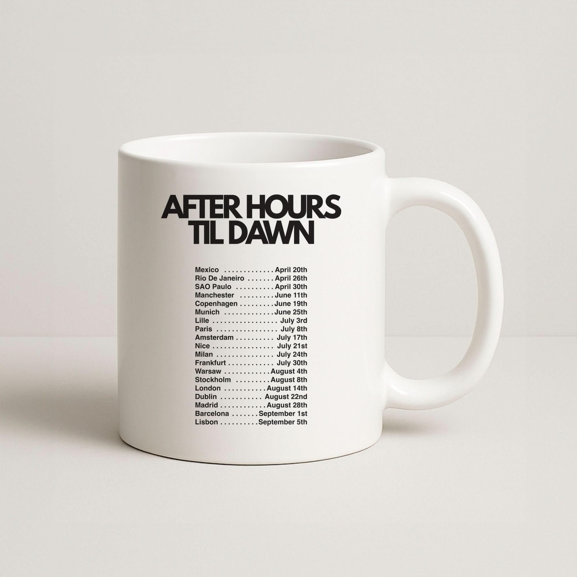 2026 Tour AHTD Coffee Mug