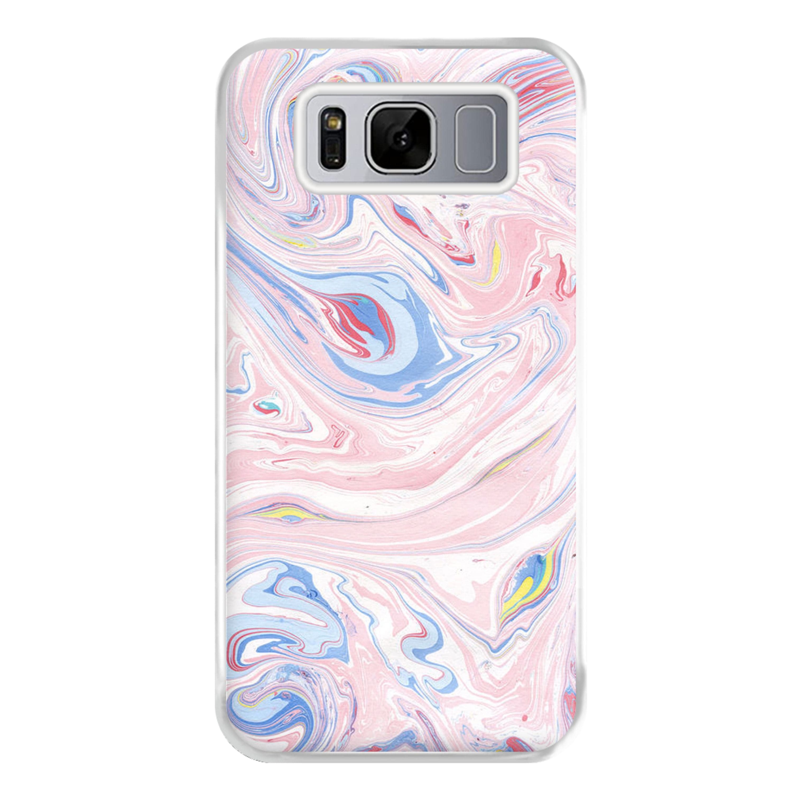 Pink Marble Swirl Phone Case