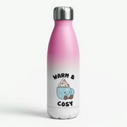 Hot Cocoa Plush Quote Water Bottle 3