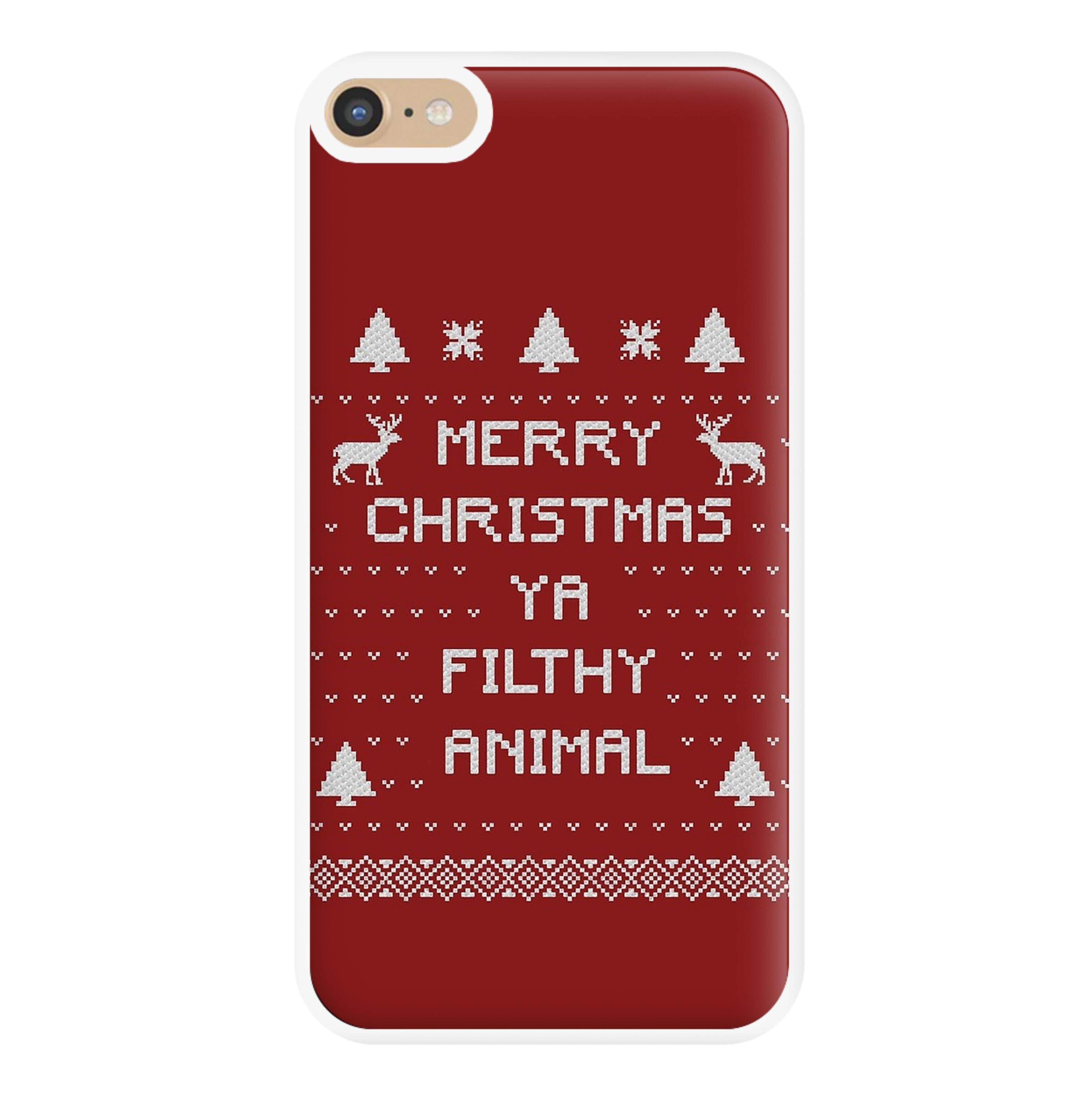 Merry Christmas Ya Filthy Animal Phone Case