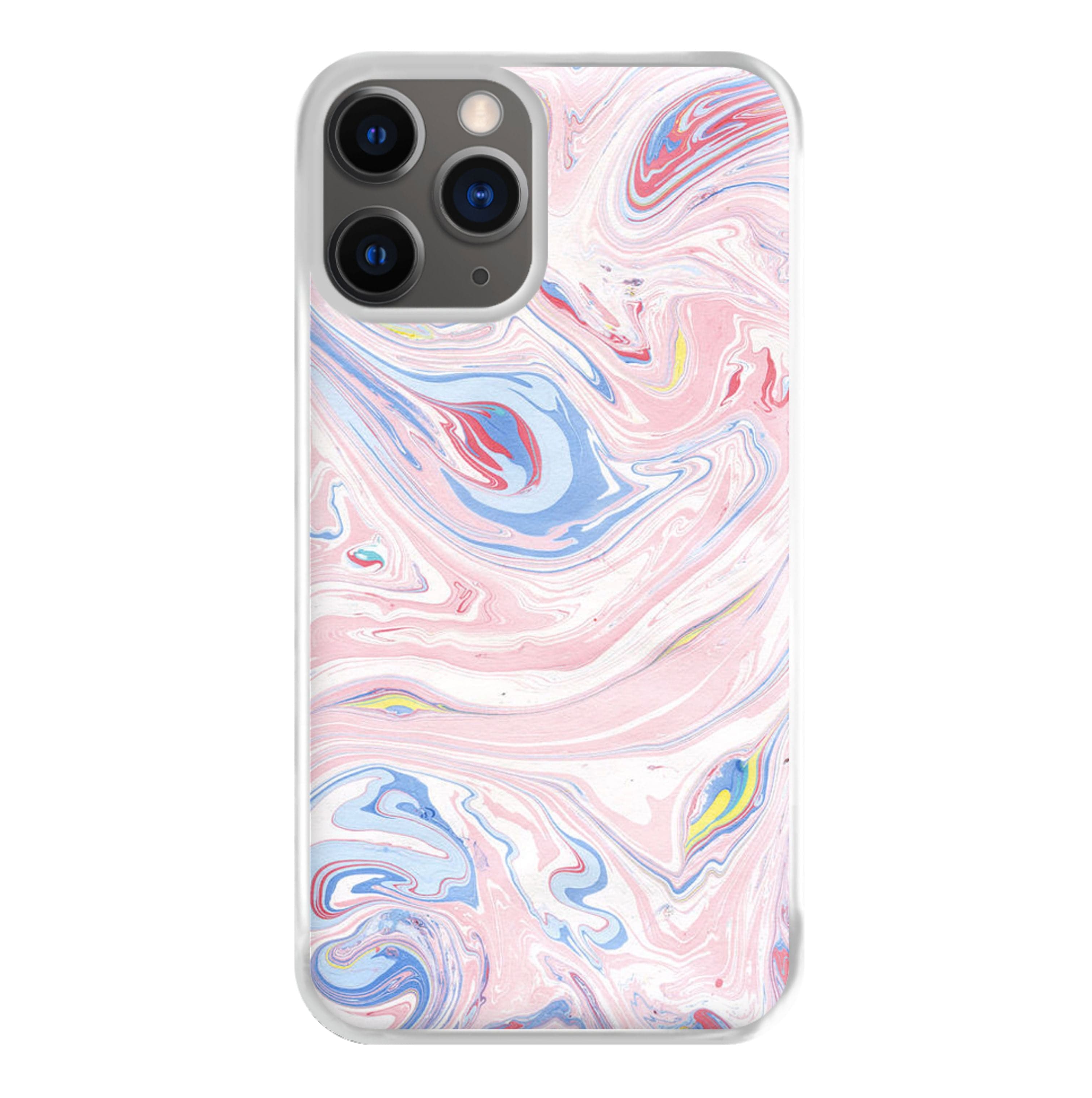 Pink Marble Swirl Phone Case