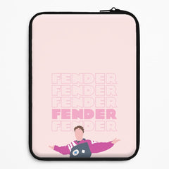Fender Pink Sports Jersey Laptop Sleeve