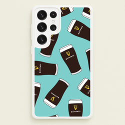Stout Pint Pattern Galaxy S22 Ultra Case