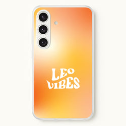Leo Vibes Gradient Zodiac Galaxy S25 Case
