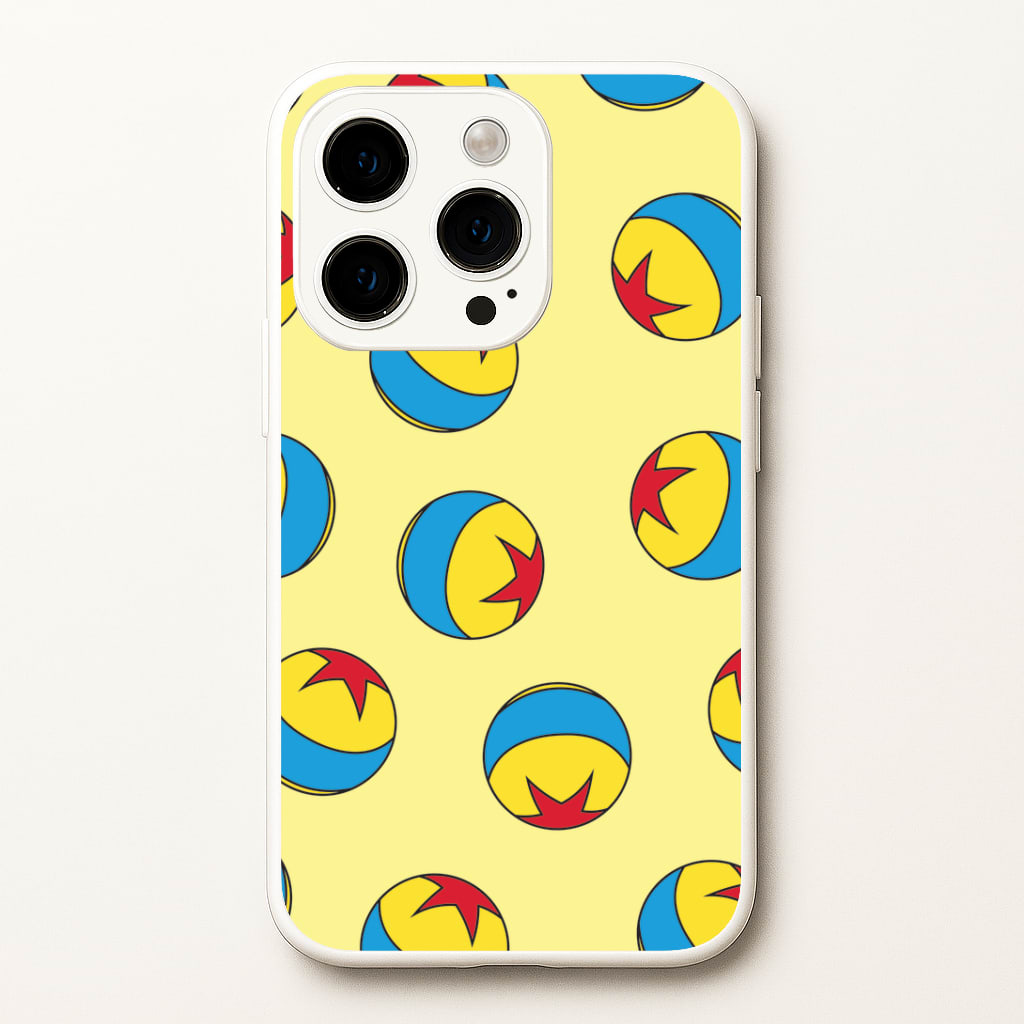 A Story Of Toys Ball Pattern iPhone 15 Pro Max Case