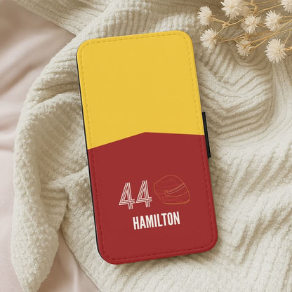 Hamilton Helmet 2026 Leather Phone Case