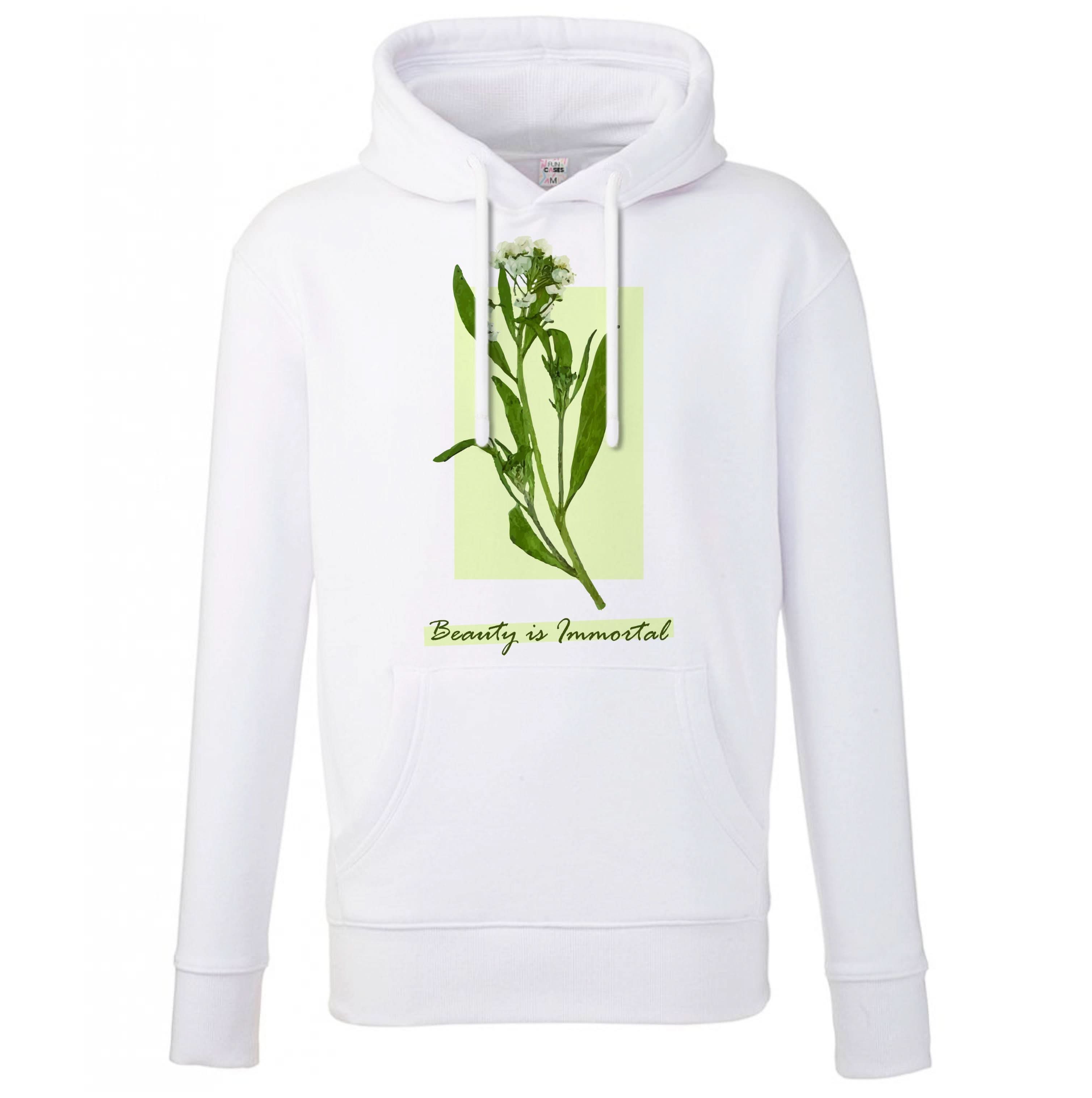 Beauty Is Immortal Press Flower Hoodie