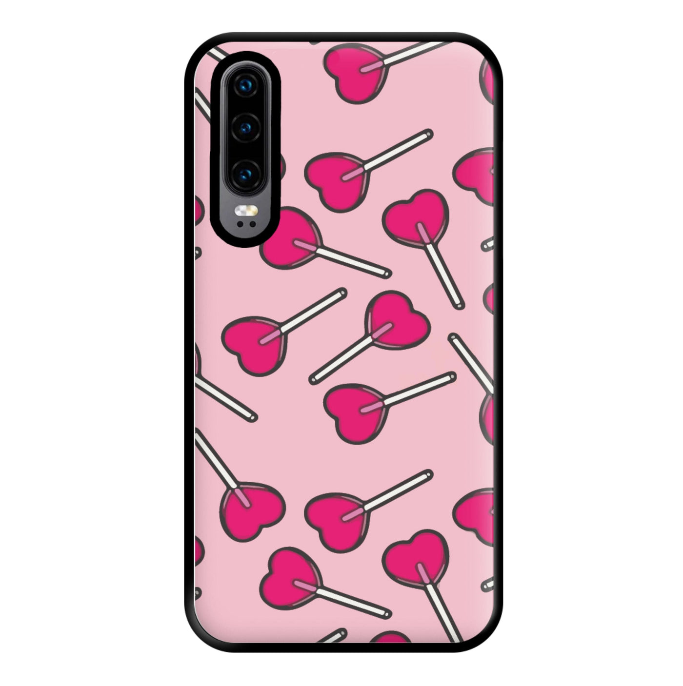 Cherry Heart Lollipops Phone Case