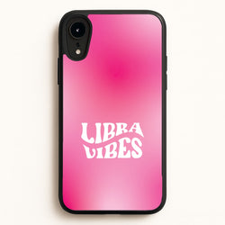 Libra Vibes Gradient Zodiac iPhone XR Case