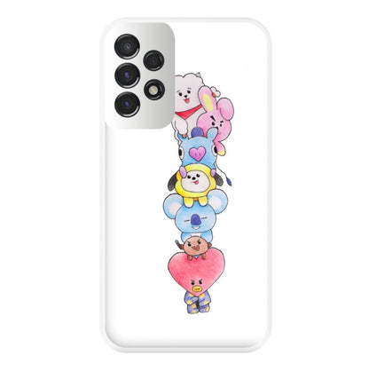 K-Pop Band BT21 Drawing Phone Case