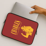 Charles Red And Gold Laptop Sleeve 2