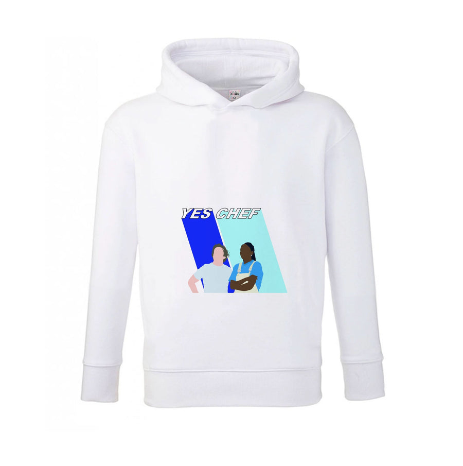 Yes Chef Blue Kids Hoodie