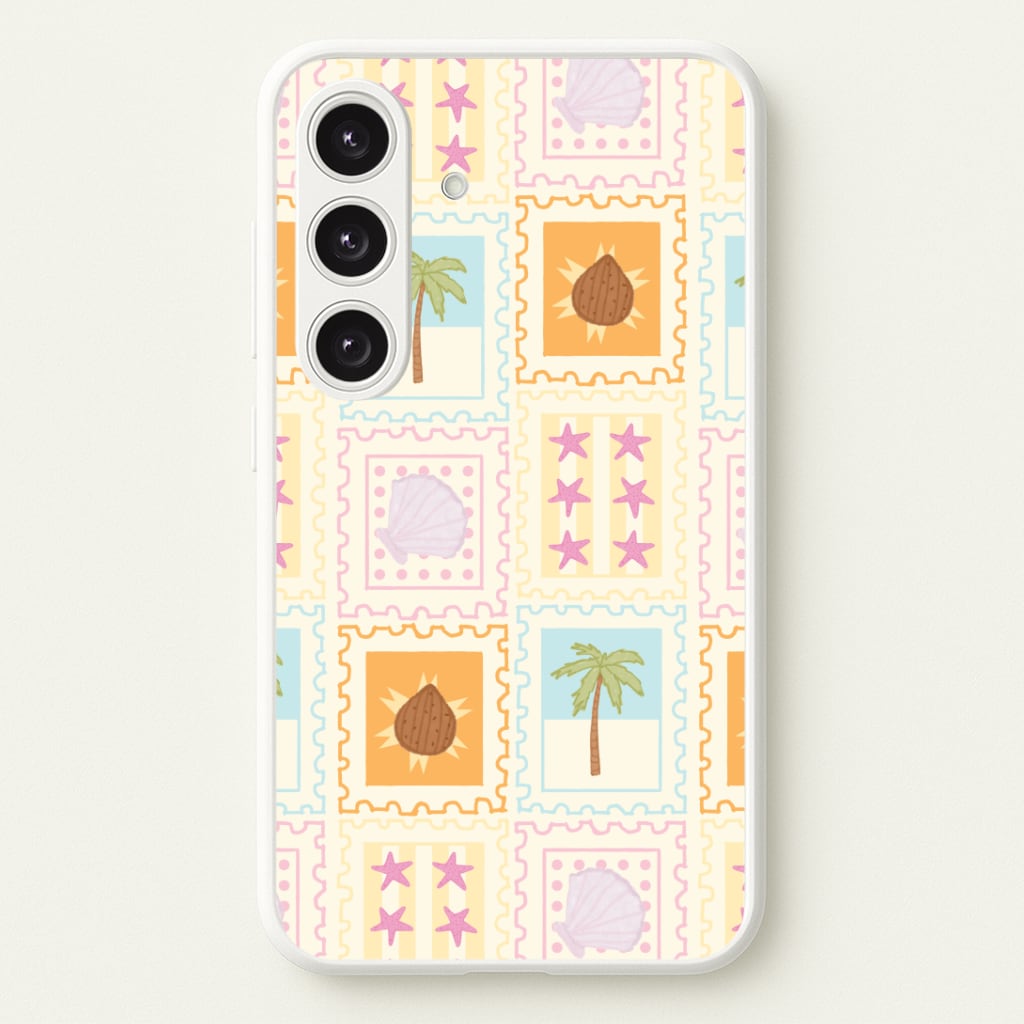 Tropical Stamps Galaxy S24FE Case