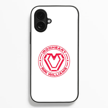 Metal Heart Riri iPhone 16 Plus Case