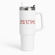 Floral Varsity Mum Tumbler 1
