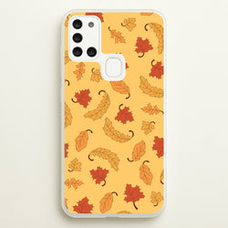 Leaves Assortment Pattern Galaxy A21s Case