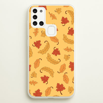 Leaves Assortment Pattern Galaxy A21s Case