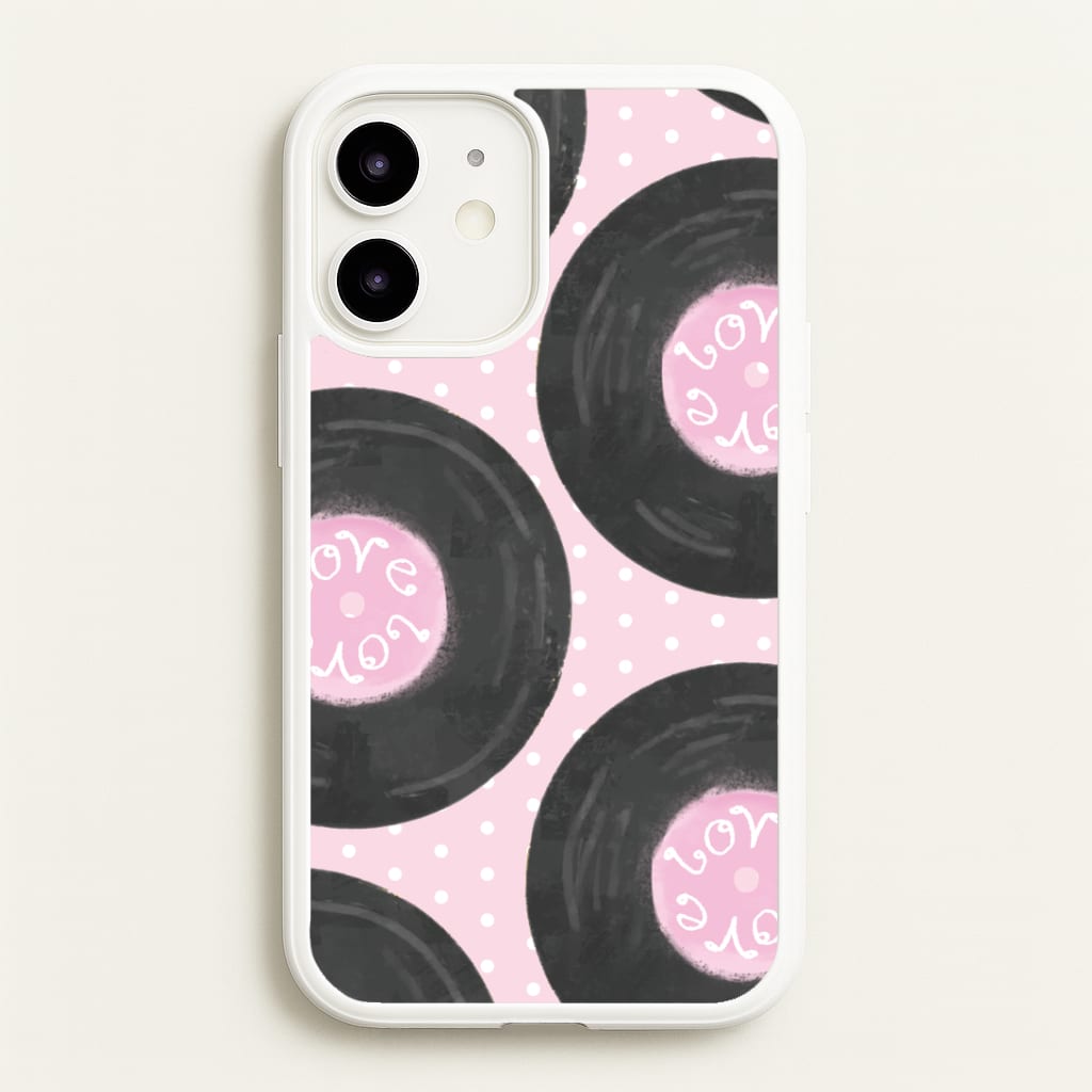 Thrifted Vinyl Polka Pattern iPhone 12 / 12 Pro Case