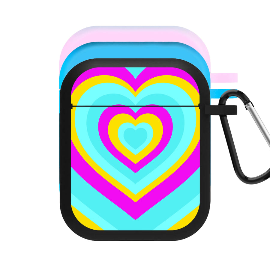 Pansexual Pride Heart AirPods Case