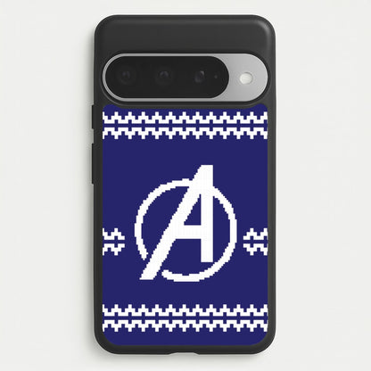Superhero Team Blue Christmas Jumper  Google Pixel 10 Pro XL Case