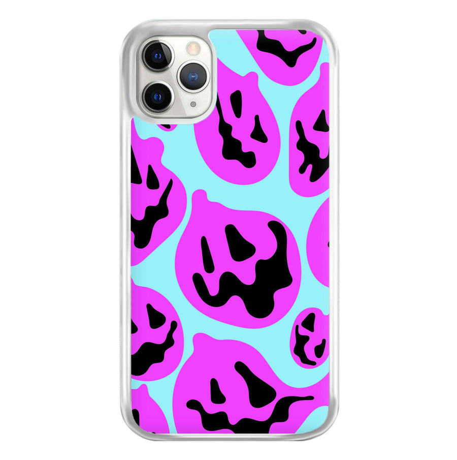 Pumpkin Blue Pattern Phone Case