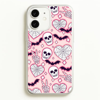 Cute Halloween Stickers Pattern iPhone 11 Case