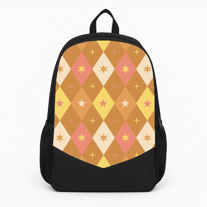 Retro Christmas Argyle Pattern Backpack