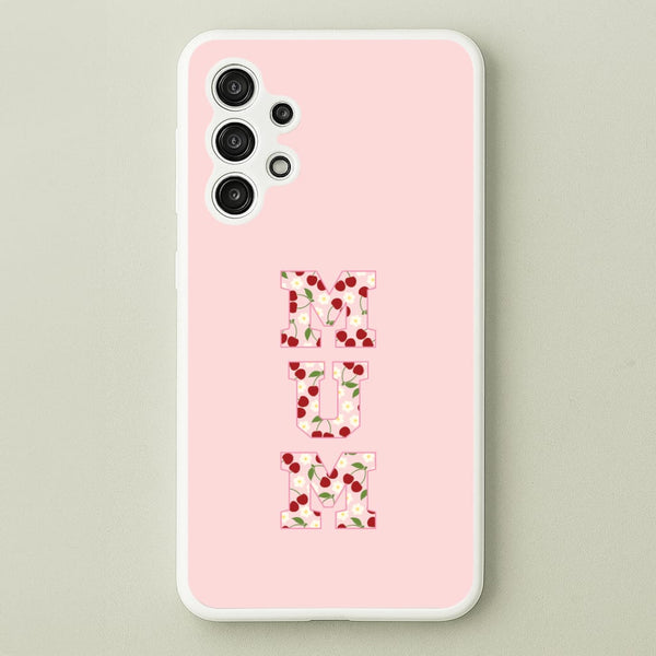 Floral Varsity Mum Galaxy A13 Case