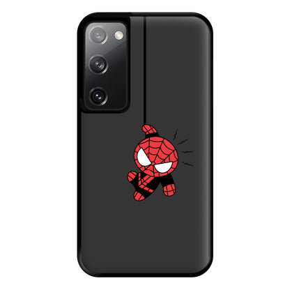 Gray Hanging Spider Hero Galaxy S20 Case