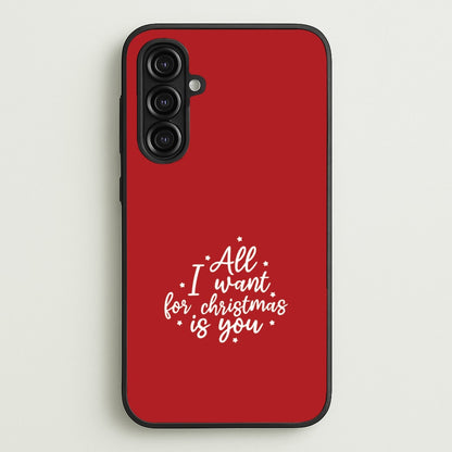 All I Want For Christmas Is You Stars Galaxy A16 Case