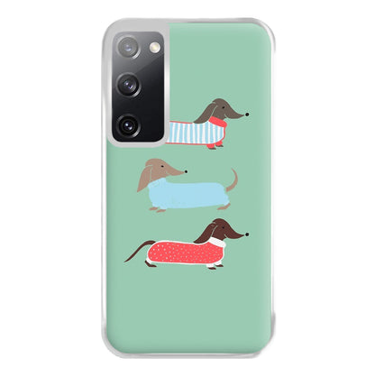 Sausage Dogs in Jumpers Phone Case