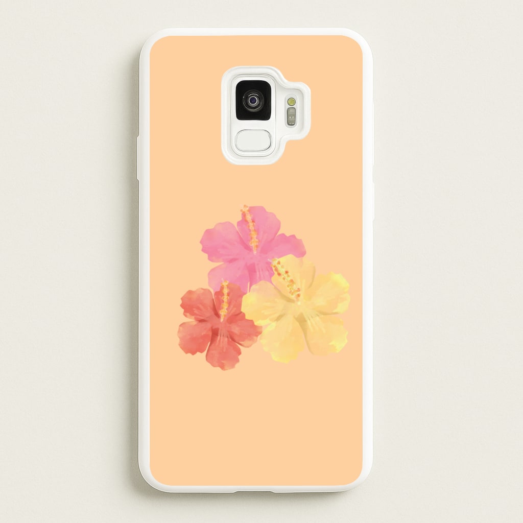 Hibiscus Sunset Galaxy S9 Case