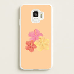 Hibiscus Sunset Galaxy S9 Case