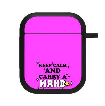 Keep Calm And Carry A Wand AirPods Case