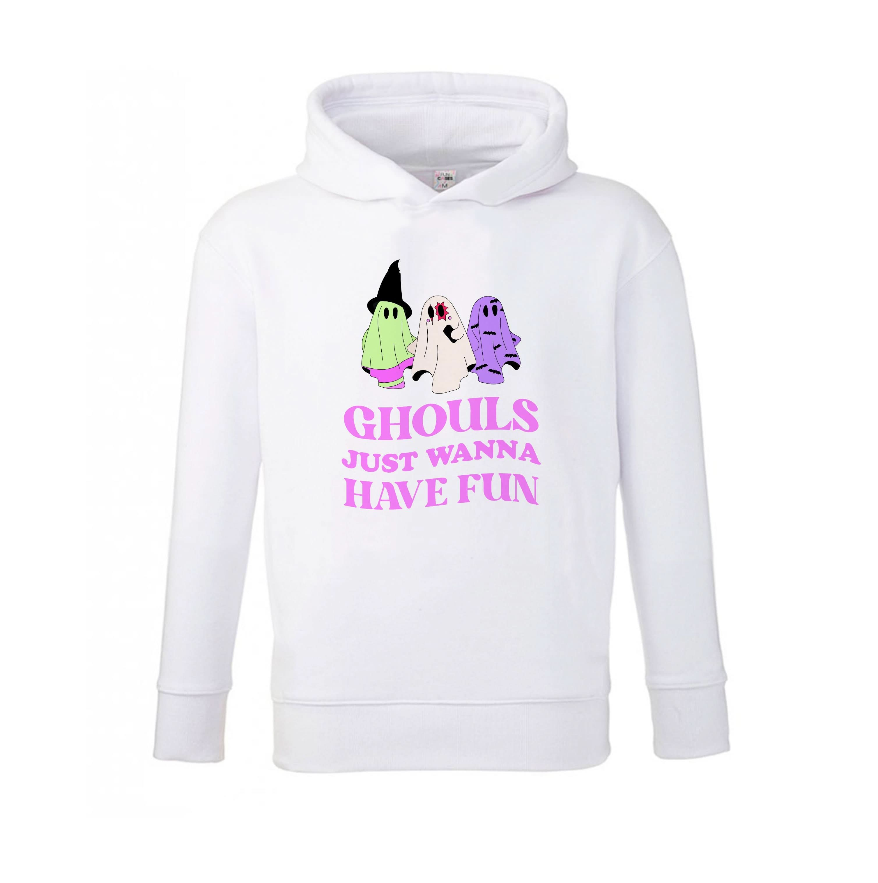 Ghouls Just Wanna Have Fun Kids Hoodie