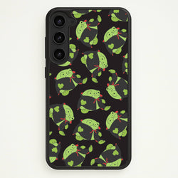 Vampire Frog Pattern  - Halloween Galaxy S23 Case