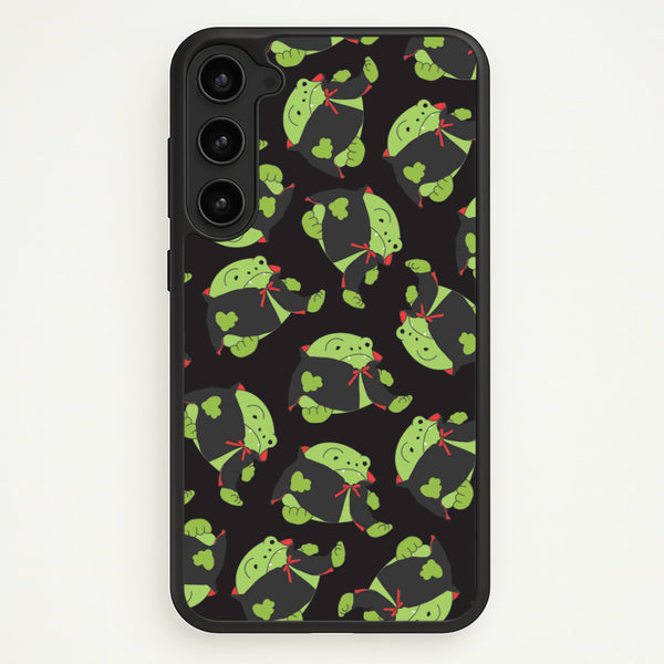 Vampire Frog Pattern  - Halloween Galaxy S23 Case