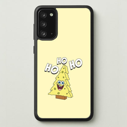 Christmas Tree Cartoon Sponge Galaxy Note 20 Case
